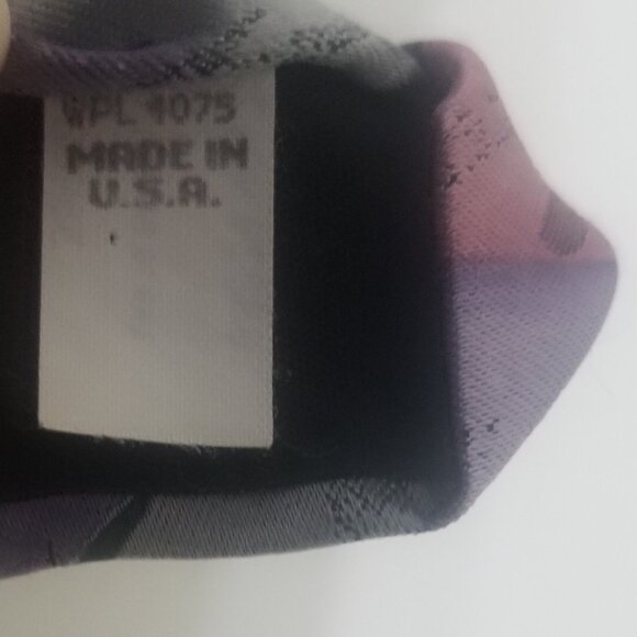 gray, pink, and purple Robert Alan polyester tie - Picture 10 of 10